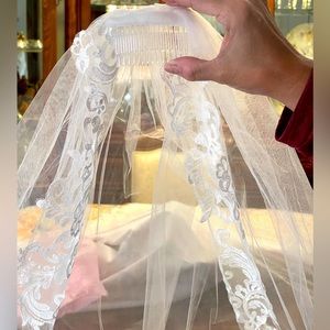 Beautiful wedding veil